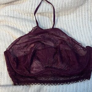 Victoria's Secret Plum Lace Bandeau